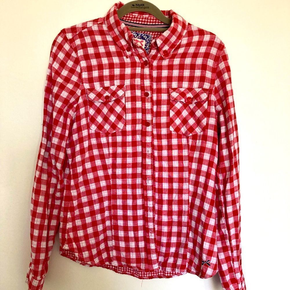 𝅺tommy Girl gingham button down Rodeo, Yellowstone
